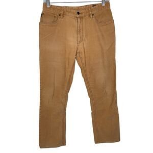 Polo Ralph Lauren Tan/Brown Corduroy Straight Leg Jeans    Size: 33 x 30